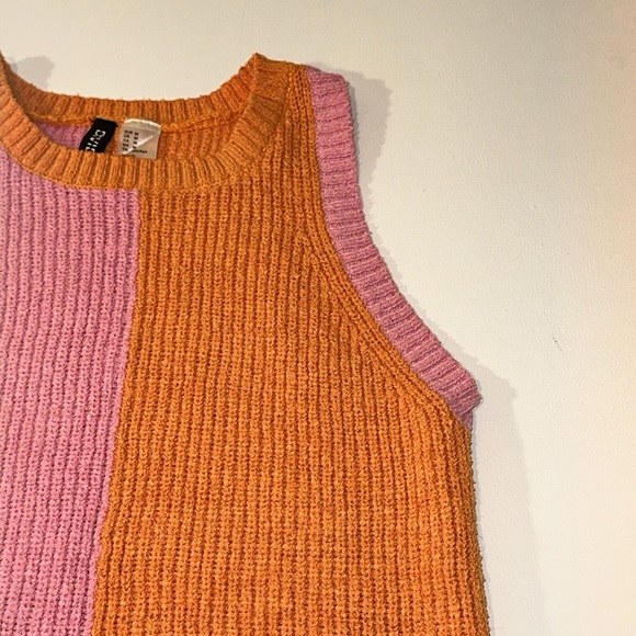 H&M WOMENS SWEATER KNIT TANK TOP - Picture 3 of 6